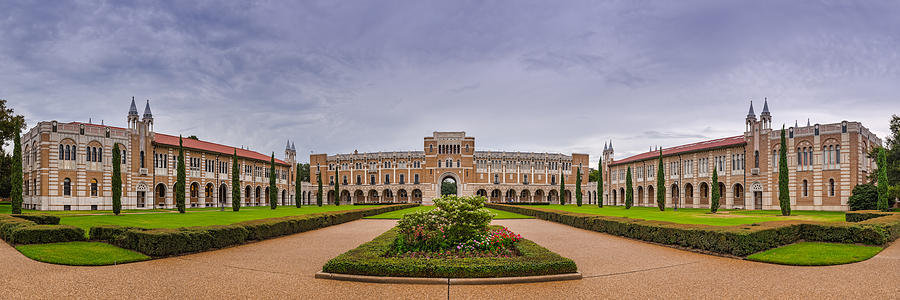 2 panorama of rice university academic quad houston texas silvio ligutti